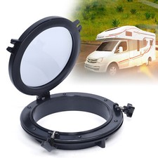 8In Round Porthole Window For Vans - Dark Privacy Tint, Tempered Glass, Auto NEW