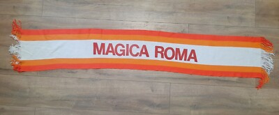 Vintage MAGICA ROMA Football Scarf Summer Scarf Sciarpa Bufanda 