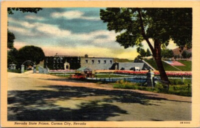 Postcard Nevada State Prison, Carson City, Nevada NV