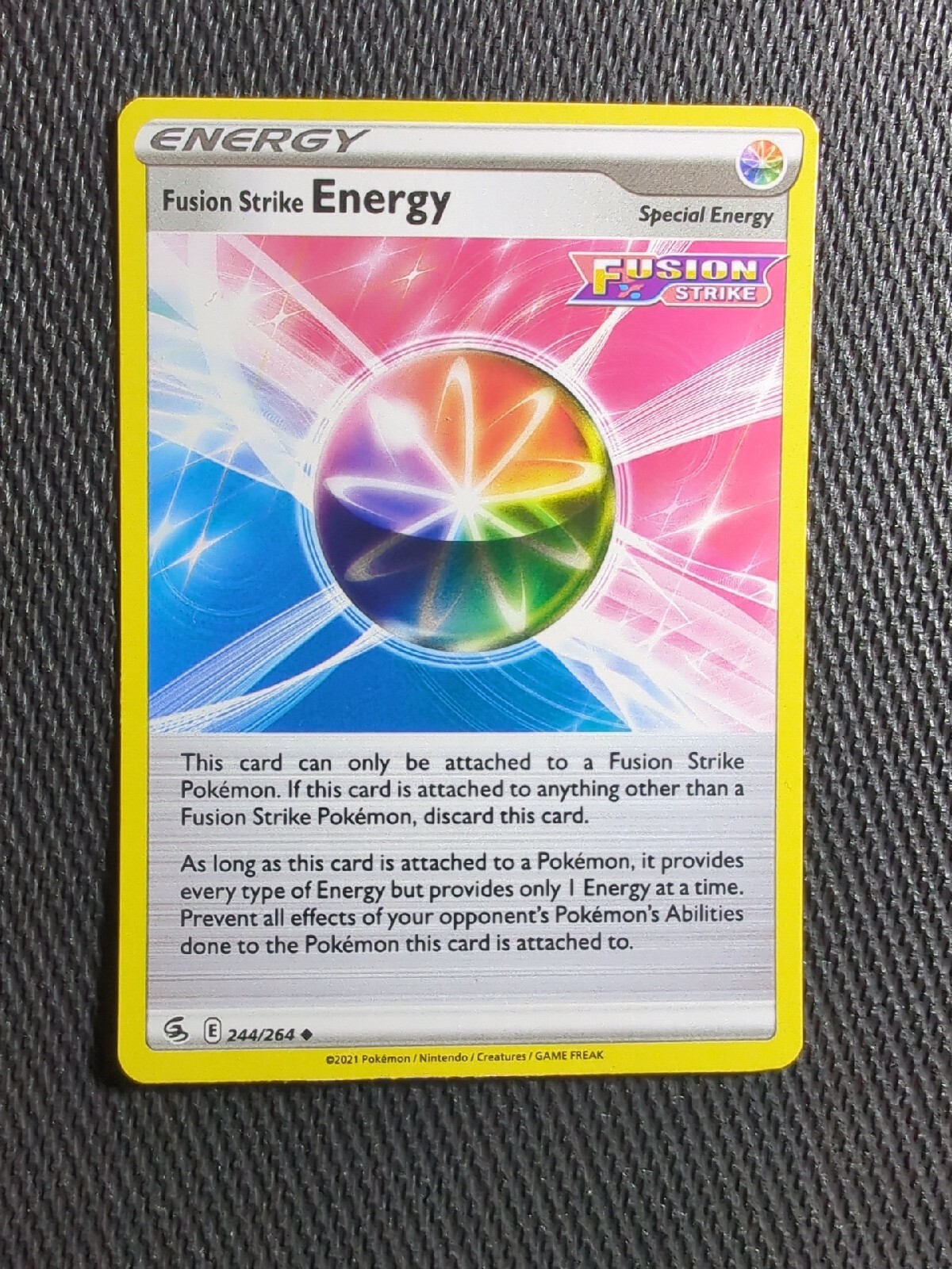 Pokémon TCG Fusion Strike Energy Fusion Strike 244/264 Regular Uncommon NM