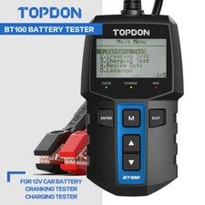 2026 Topdon Bt100 Car Battery Tester 12v Load Tester Charging System Analyzer