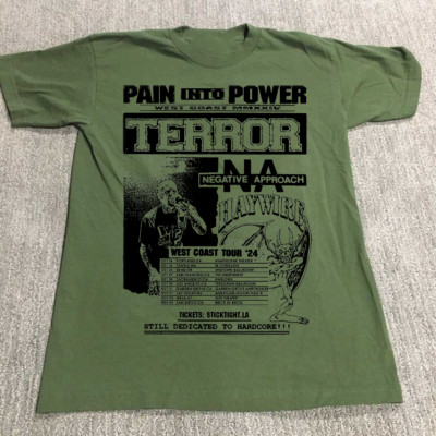 Collection Terror Band Tour Poster Gift For Fans S to 5XL Unisex T-shirt MD536