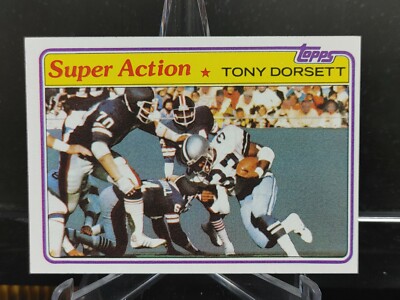 Tony Dorsett - 1981 Topps Super Action #138 - Dallas Cowboys - EX - E