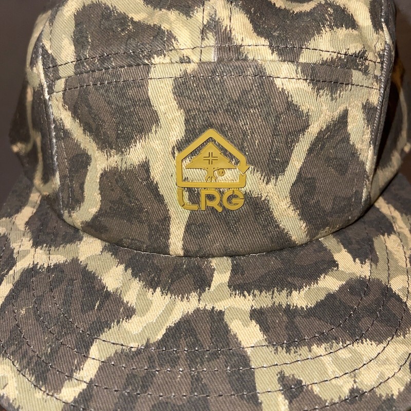 LRG Lifted Research Group Giraffe Camo 5-panel Snapback Skate World Earth Truth