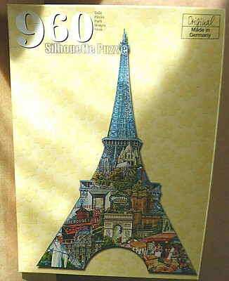 19984. Silhouette Puzzle  Eiffelturm  960 Teile  FX Schmid