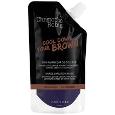 Image of 2 x CHRISTOPHE ROBIN SHADE VARIATION MASK POCKET Ash Brown Total 30ml