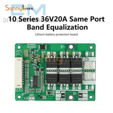 10S 36V 20A 18650 Lithium Battery Protection Board Protection Balanced Module