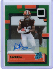 2022 Panini Clearly Donruss DAVID BELL Rookie Auto /25 - Cleveland Browns