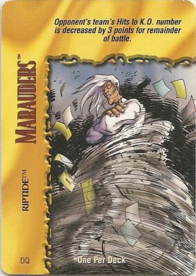 Marvel OVERPOWER Classic Marauders Riptide special