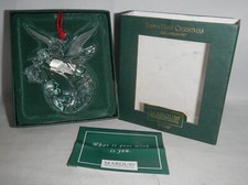 Marquis Waterford Crystal Baby's First 1st Christmas 2000 Stork Ornament