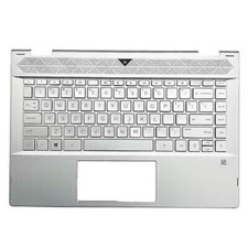 Silver For HP Pavilion x360 14-CD 14M-CD0001dx Palmrest Keyboard L18947-001