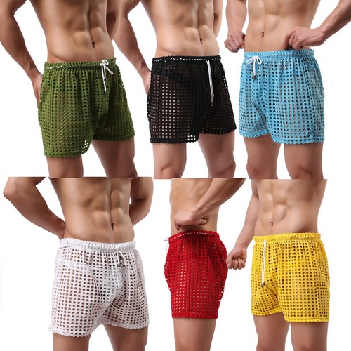 men transparent shorts