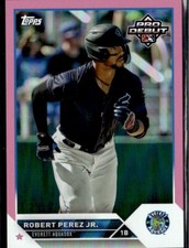 2023 Pro Debut Base Pink #PD-173 Robert Perez Jr. /199 - Everett AquaSox