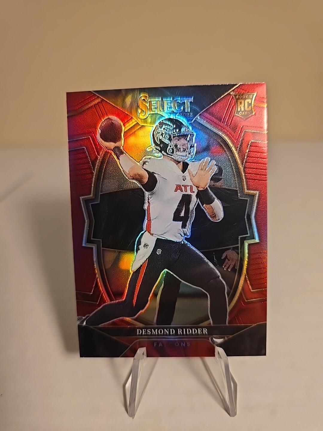 Desmond Ridder 2022 NFL Panini Select 23/149 Maroon Concourse Level Falcons DC23