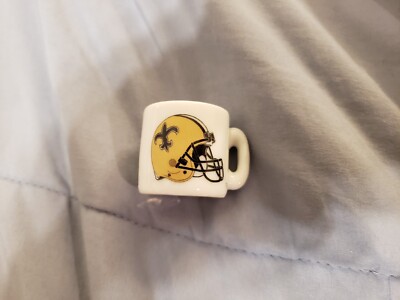 Vintage NFL Mini Coffee Cup Mug New Orleans Saints 1.25" Collectible ...