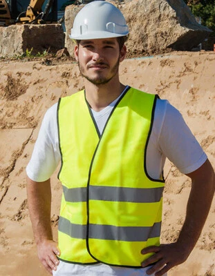 Korntex Warnweste Weste Safety Vest Übergrößen S- 7XL