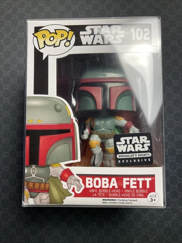 Funko Pop! Star Wars Boba Fett #102 Smuggler's Bounty Vinyl Figure 2016 Vaulted