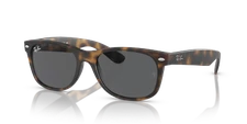 Ray-Ban New Wayfarer Matte Havana/Dark Grey 58 mm Sunglasses RB2132 865/B1 58-18
