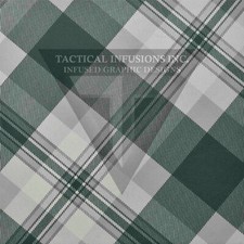 Kydex Infused White Plaid Print Kydex Approx 11 7/8" x 7 7/8"