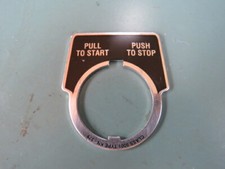 SQUARE D  9001KN379 Qty of 27 per Lot PUSH BUTTON LEGEND PLATE 30MM T-K