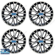 4 Pcs New Wheel Hub Caps Cover Plastic Silver Black 12-16 For Car Universal S2u 4 Pcs New Wheel Hub Caps Cover Plastic Silver Black 12-16 For Car Universal S2u