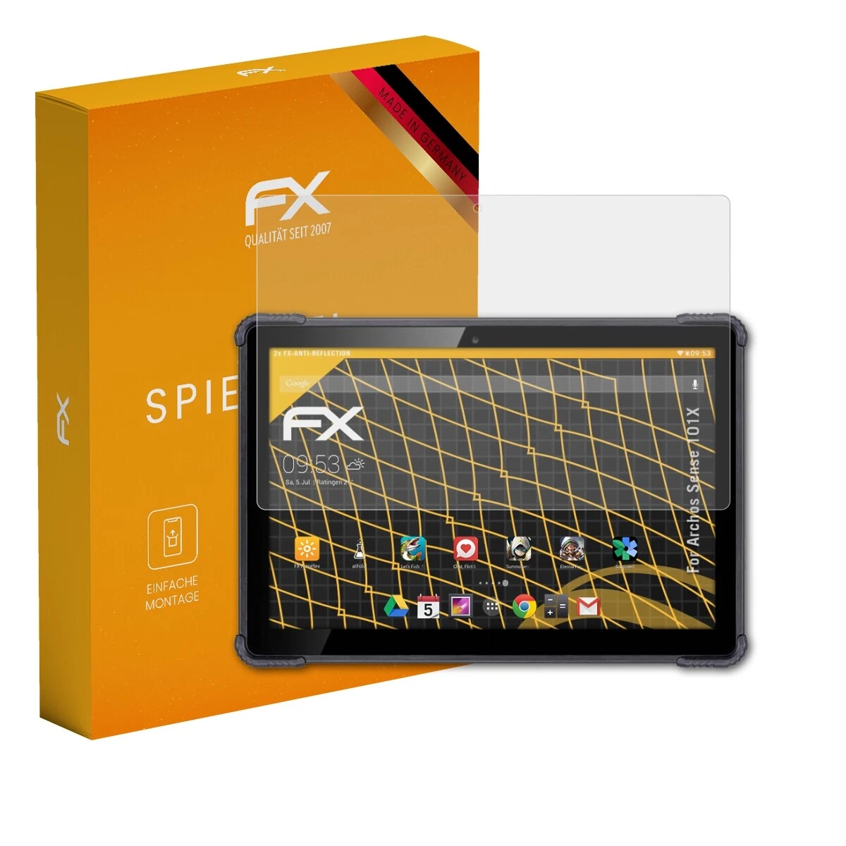 AtFoliX 2x Screen Protector for Archos Sense 101X Screen Protector Matte & Shockproof Film