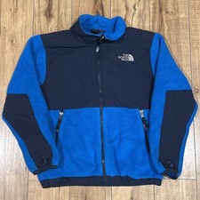 The North Face Fleece Jacket Youth Medium 10/12 Blue Polartec Denali Full Zip