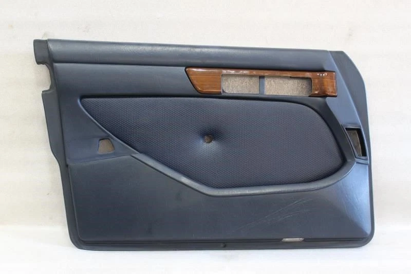 1986 1987 1988 1989 MERCEDES 420SEL FULL SET 4 DOOR TRIM PANELS FRONT REAR BLUE - Image 3 of 4