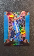 2018-19 Panini Select - Concourse Joel Embiid #81 Light Blue Prizm 19/299