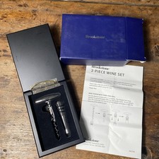Brookstone 2-Piece Wine Set Corkscrew & Metal...