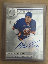 2023-2024 SP Authentic Hockey - Future Watch Auto - Samuel Bolduc /999