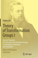 Theory Of Transformation Groups I Sophus Lie Taschenbuch Xv Englisch 2016