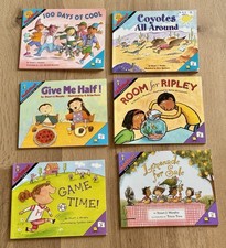 Lot of 6 MATHSTART Math Books by Stuart Murphy Fun w/ Math PB Level 2 3 Ages 6 