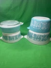 Vintage Pyrex Amish Butterprint Casserole  Set 471•472•463•474 Plus , 1 Lid