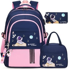 Backpack for Girls - Girls Backpack Schoolbag for Kids Children Teens Element...