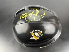 CRAIG ADAMS PITTSBURGH PENGUINS AUTOGRAPHED MINI HELMET - STEEL CITY COA