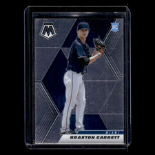 Braxton Garrett Rookie #204 2021 Panini Mosaic Miami Marlins Baseball Card MLB