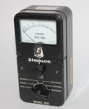 Simpson Model 372 OHMS Meter