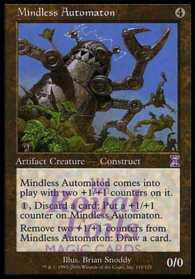 Mindless Automaton 1x FOIL TSS MTG Time Spiral Timeshifted MINT artifact