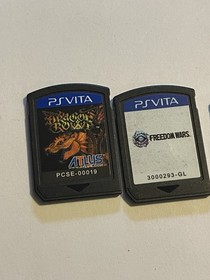PS Vita Action RPG Lot - Dragon's Crown, Freedom Wars, Ragnarok Odyssey (Loose