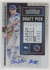 2020 Contenders Draft Pick 2 Building Blocks Ticket 6/10 Justin Lange Auto w5v