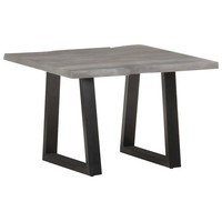 Couchtisch Mit Baumkanten 60X60X40 Cm Massivholz Akazie