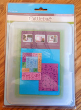 New Provo Craft Cuttlebug "Bloom Grow" Embossing Plates for Cards Crafts
