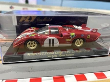 Fly 1/32 Scale Slot Car Ferrari 512S Coda Lunga 24H LeMans 1970 TUNED!