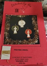 Stitched By You Praying Angel By A World Of Smocking Windsor Ontario 1991