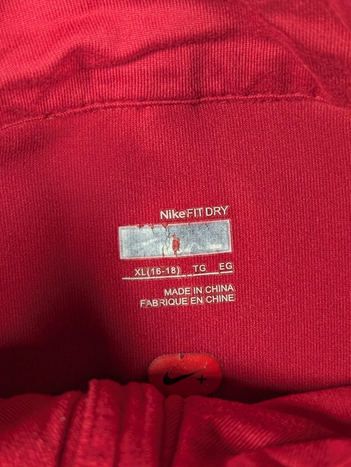 Толстовка Nike молодежная на молнии 1/4 размер XL 16-18 розовая с длинным рукавом спортивный топ детская - Изображение 2 из 4