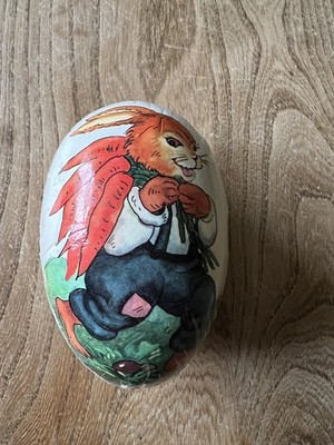 Vintage deutsche 50er 60er Pappmatte OSTEREIER Bon Bons Süßigkeiten Display
