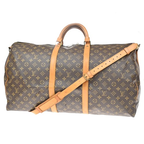 LOUIS VUITTON Keepall Bandouliere 60 2Way Hand Bag Monogram Brown M41412 72YJ243