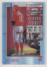 2019 Panini Chronicles Contenders Optic Hyper Prizm 72/299 Nick Senzel #9 0c6