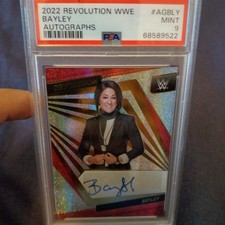 2022 Panini Revolution WWE Autograph Insert Bayley AG-BLY PSA 9